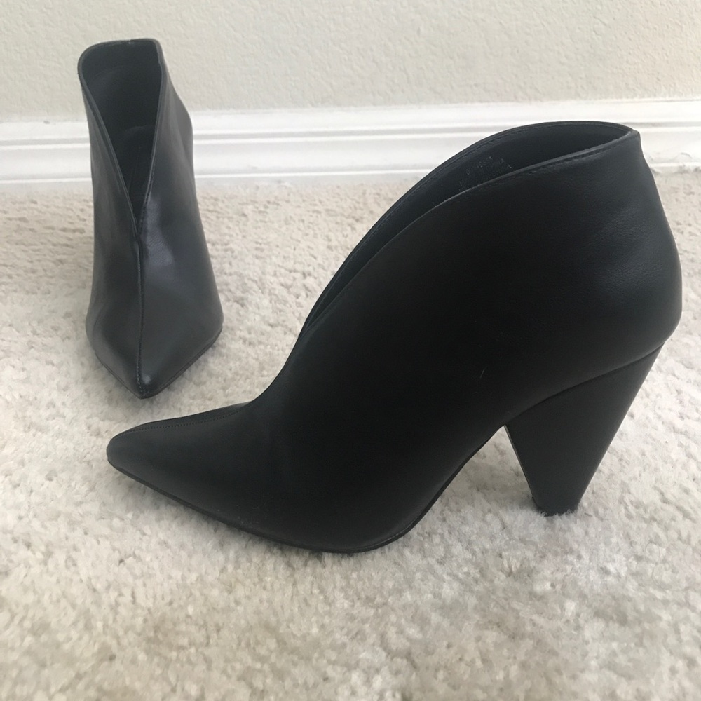 All black booties